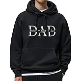 IZI POD Personalized Dad Embroidered Hoodie with Kids Names, Dad Sweatshirt, Gift for Father's Day, Birthday, Christmas