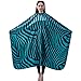 Salon Professional Hair Styling Cape, Colorfulife Adult Hair Cutting Coloring Waterproof Hairdresser Zebra Stripes Wai Cloth Barber Gown Home Hairdressing Wrap,55
