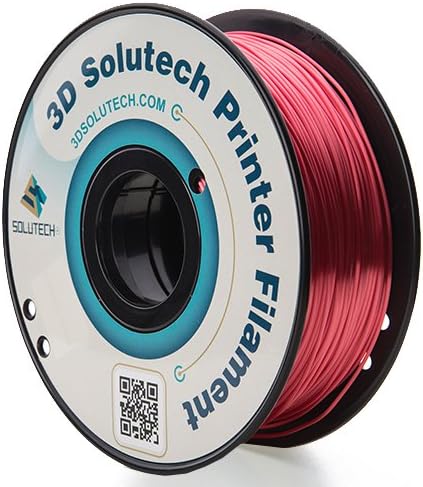 3D Solutech 3DSUPLA175HPK 3D Printer, Dimensional Accuracy +/- 0.03 mm, 2.2 lb. (1.0 kg), 100% USA, 1.75 mm, PLA, Pink