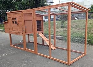 Amazon.com : ChickenCoopOutlet Large 95" Deluxe Solid wood 