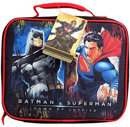 BATMAN vs. SUPERMAN RECTANGULAR LUNCH BAG