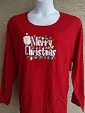 JMS Long-Sleeve Crew Neck Christmas Women's Tee