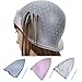 Lookatool Professional Salon Reusable Hair Colouring Highlighting Dye Cap Hat Hook Frosting Tipping (Clear)