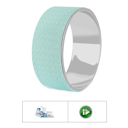 SHPEHP Sports Yoga Wheel Reduce el Dolor de Espalda Mejora ...