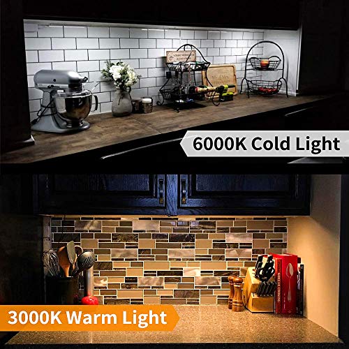 MYPLUS Under Lights, 12" Under Counter Lights Touch Dimmable