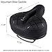 DOSLEEPS Ergonomic Bike Saddle Bicycle Seat, Bike Seat with Shockproof Spring and Punching Foam System,Cycling MTB Saddle Cushion Pad for Cruiser/Road Bikes/Touring/Mountain Bike