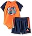 adidas Baby Boys' Body Shirt and Short Set, Adi Solar Red, 24 Months