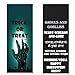 Giant Halloween Creepy Cloth Size 36 Inches x 200 Inches and Decorative Door Hanger
