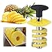 Pineapple Corer Cutter Slicer Peeler, GIPTIME Stainless Steel Pineapple Tools, Easy To Use and Clean, Dishwasher Safe, 8 Fruit Forks As Bonus