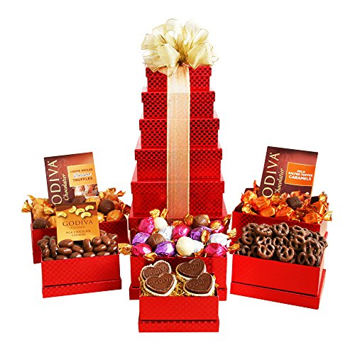 Godiva Chocolate Gift Tower by California Delicious