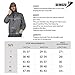 DEMOZU Men's Lightweight Running Cycling Rain Jacket Packable Hooded Windbreaker Jacket