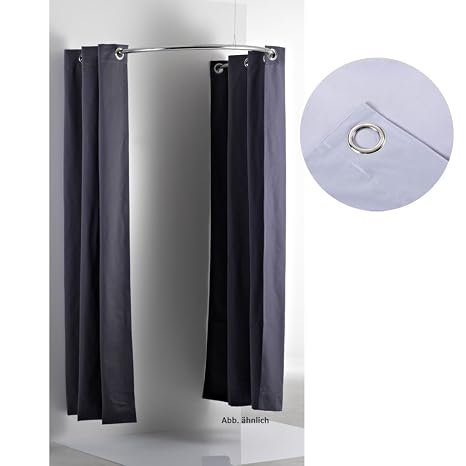 Shopdirect Umkleidekabine Rund Stange Fur Vorhang Zur Wandmontage