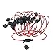 DIGITEN 10pcs Inline 16 AWG Blade ATM Mini Fuse Holder for Car Boat Truck with 30cm Wire (Pack of 10)