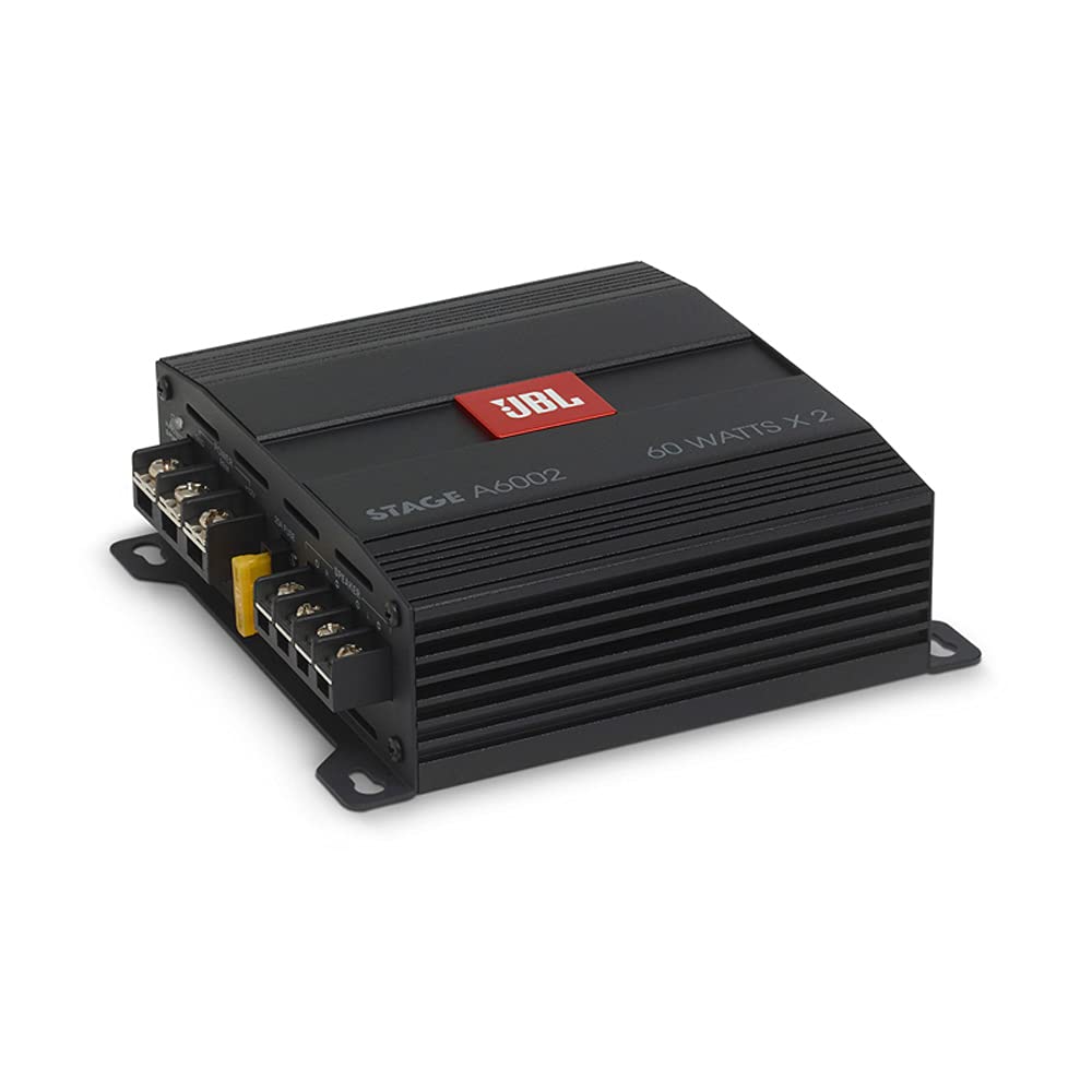 JBL Stage A6002 – 280 Watts 2 Channel Amplifier for Speakers or Subwoofer