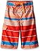 Kanu Surf Boys Quick Dry UPF 50+ Beach Swim Trunk, Specter Orange, 10/12