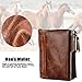 Showtime Men's Wallet Vintage Horsehide Leather Bifold Purse with Coin Pocket