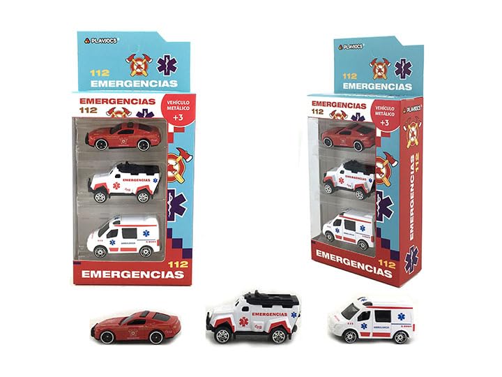 PLAYJOCS GT-8067 Ambulance and Firefighter Set