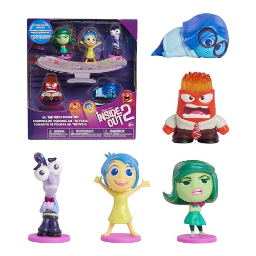 Set di personaggi con le diverse emozioni del film Disney e Pixar Inside Out 2