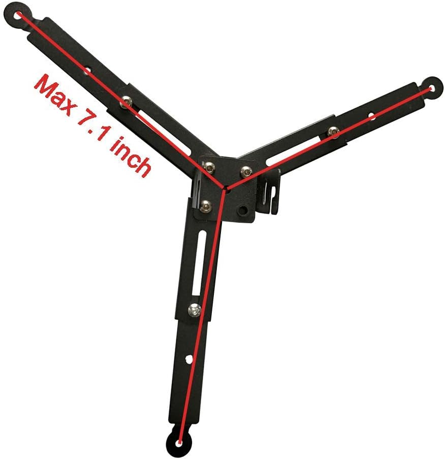 Henxlco Universal Extendable Adjustable Tilt DLP LCD Ceiling Projector Mount Bracket: Home Audio & Theater