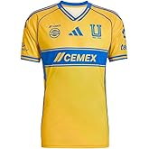 adidas Tigres UANL Home Men's Stadium Jersey 25/26 (US, Alpha, X-Large, Regular, Regular, Yellow)