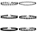 Jstyle 6 Pcs Choker Necklaces for Women Girls Black Velvet Tattoo Collar Lace Vintage Adjustable