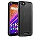 New Frontier BLU Studio Mega 2019 Case, 100% Slim-Fit [Merge] Strong Protective Shock Proof Dual Layer Precise Cutouts Bumper Style Phone Case for BLU Studio Mega 2019 (Black)