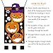 TONAK Kids Halloween Games Party Decorations Halloween Pumpkin Party Decorations for Kids Bean Bag Toss Game Black (30” X 54”)