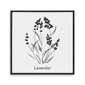 Framed Canvas Wall Art for Living Room, Bedroom Nordic Style Plants Theme Canvas Prints for Home Decoration Ready to Hang - 16x16 inches