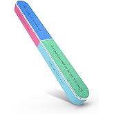 7 Way Nail Buffer Block for Natural Nails Shine Smoother Upgraded Buffing Block Seven Steps Polisher Fingernail Files Buffer 150/320/600/1200/4000 Grit for Shinning Buff Nails