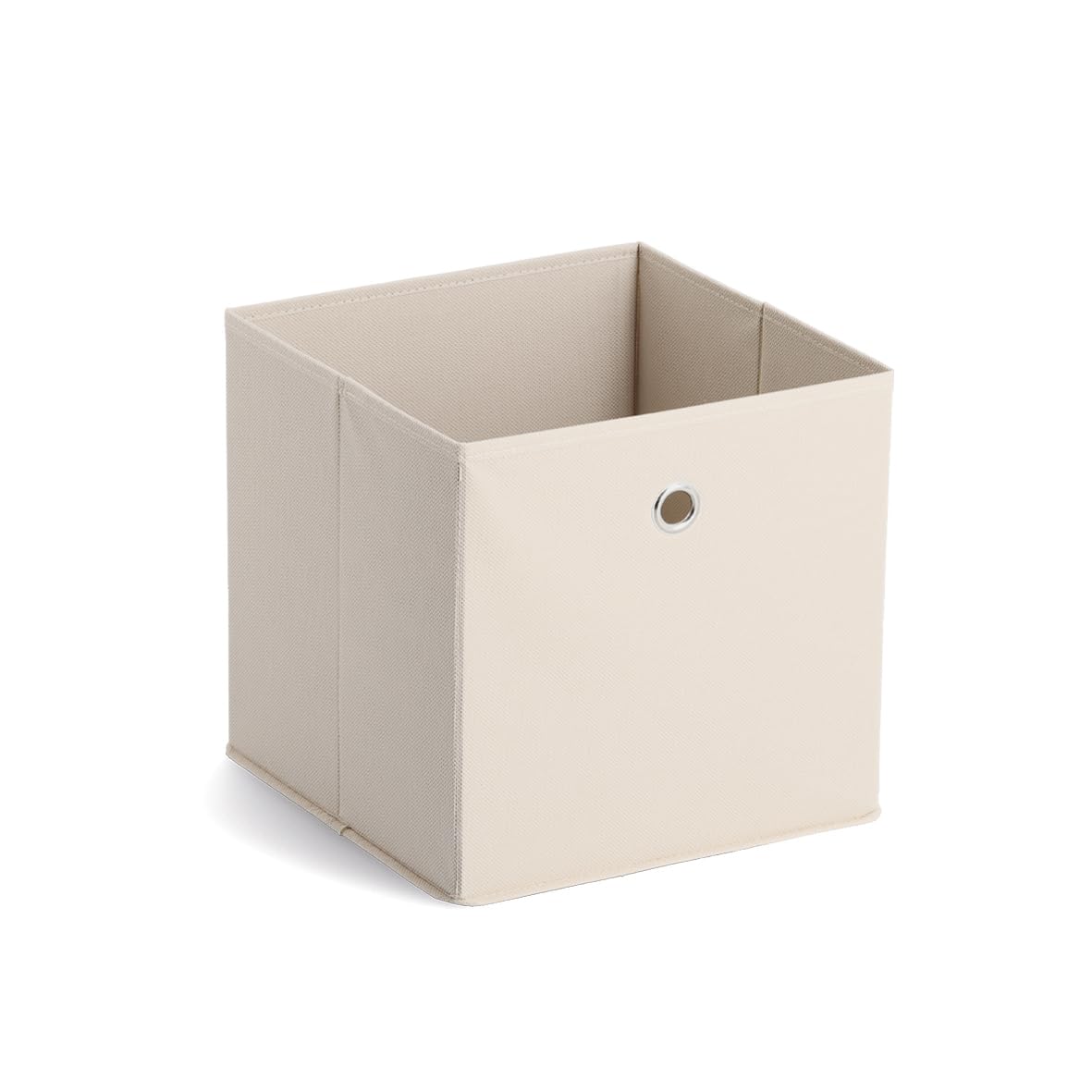 Zeller 14131 Fleece Storage Box, Beige, 28 x 28 x 28 cm