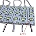 REXTiN Super Bright 200pcs 3 LED Module Blue 5050 SMD 66-72LM Each Module Waterproof Decorative Light for Letter Sign Advertising Signs with Tape Adhesive Backside
