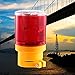 Zehui Flicker Beacon Road Barricade Construction Sign Lamp Solar Powered LED Traffic Strobe Warning Lights Red