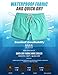 MaaMgic Mens Slim Fit Shorts Quick Dry Swim Trunks with Mesh Lining Male Bathing Suits,Medium(Waist:32