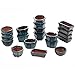 Bonsai 20 Mini Glazed Pots Small Succulent Plant Flower Planters