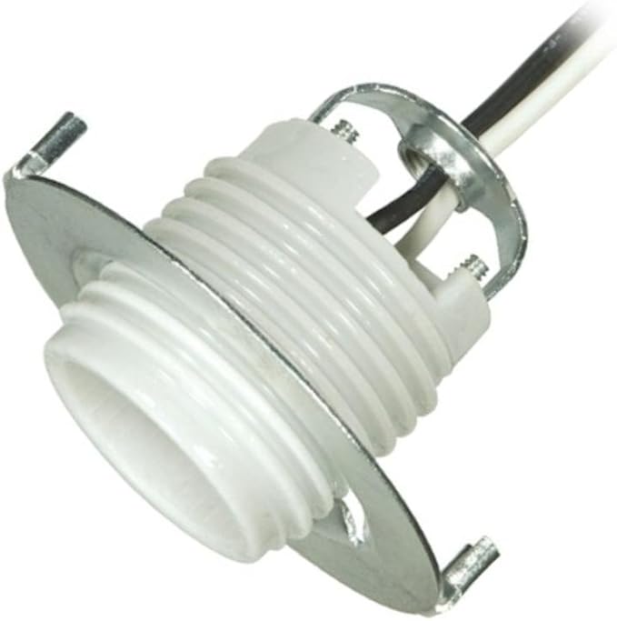 Satco Keyless Porcelain Threaded Socket with Hickey and Ring 801768