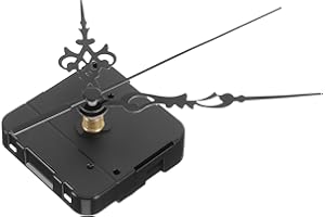 Toddmomy Reverse Running Clock Movement Mechanism Kit with Long Shaft Battery Operated Backwards Clock Motor