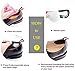 Premium Leather Heel Pads Grips Cushion Liners Inserts for Shoes Too Big,Unisex Prevent blisters，Shoe Filler Improved Shoe Fit and Comfort, 2 Pairs Black(0.35 inch Thicker)