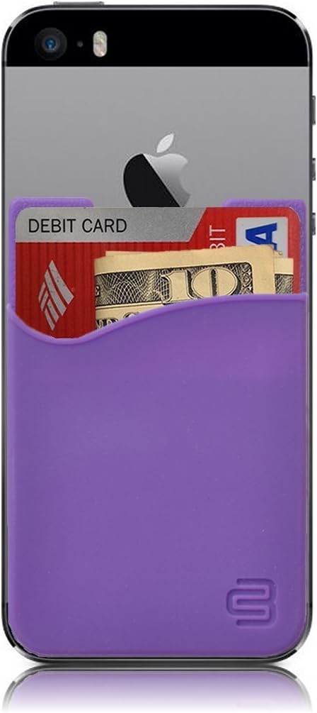 Amazon Com Cardbuddy Stick On Phone Wallet Credit Cash And