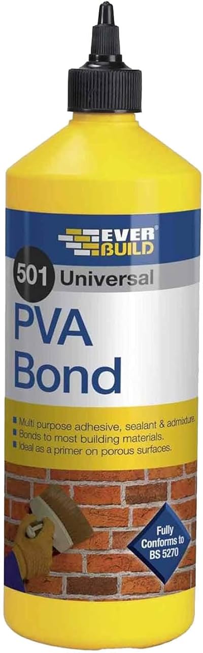 Everbuild 501 Universal PVA Bond 1 Litre – General Purpose Adhesive