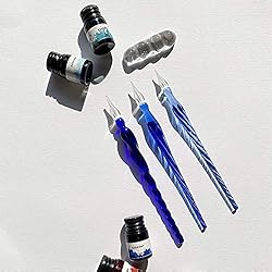 Joi-Fun High Borosilicate Glass Dip Pen Ink Set- 3