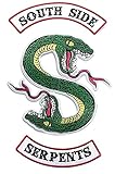 Riverdale Tv Series Southside Serpent 3 Piece Set Iron on Large Jacket Patches