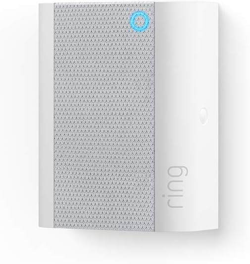 Ring Chime White - Smart Doorbell Chime, Wi-Fi Connected, Custom Tones
