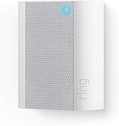 Ring Chime White - Smart Doorbell Chime, Wi-Fi Connected, Custom Tones