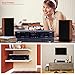 Dual Stereo Cassette Tape Deck – Clear Audio Double Player Recorder System w/ MP3 Music Converter, RCA for Recording, Dubbing, USB, Retro Design – For Standard / CrO2 Tapes, Home Use – Pyle PT659DUthumb 4