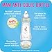 MAM Easy Start Anti-Colic Baby Bottle, Medium Flow, Breastfeeding-Like Silicone Nipple Bottle, Reduces Colic, Gas, & Reflux, Easy-to-Clean, BPA-Free, Vented Baby Bottles for Newborns, 2 Plus Months