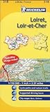 Michelin Map France: Loiret, Loir-et-Cher 318 (Maps/Local (Michelin)) (English and French Edition)