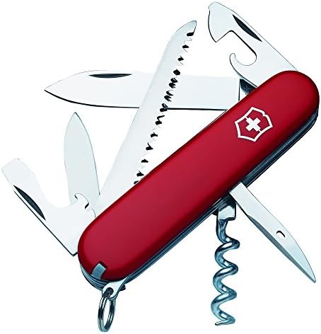 Personalized Red Camper Swiss Army Knife by Victorinox
