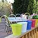 brightmaison Lily Hanging Planter for Balcony & Garden Decor, Plant Pots with Hooks for Hanging - Succulent Pots Set of 5, Multi Color