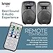 Knox Dual 15″ Speakers, 600 Watt – 8 Piece Portable PA System – Microphone, Tripods, Remote Control – Bluetooth, USB, SD Card, RCA and 1/4″ Inputs – Colorful LED Lightsthumb 2