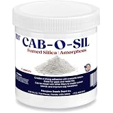Fiberglass Supply Depot Cabosil Fumed Silica (Quarter Pint Jar) - Resin Thickener for Non-Saggy Putty - Advanced Epoxy Resin Thickener - Professional Thixotropic Agent for Smooth Epoxy